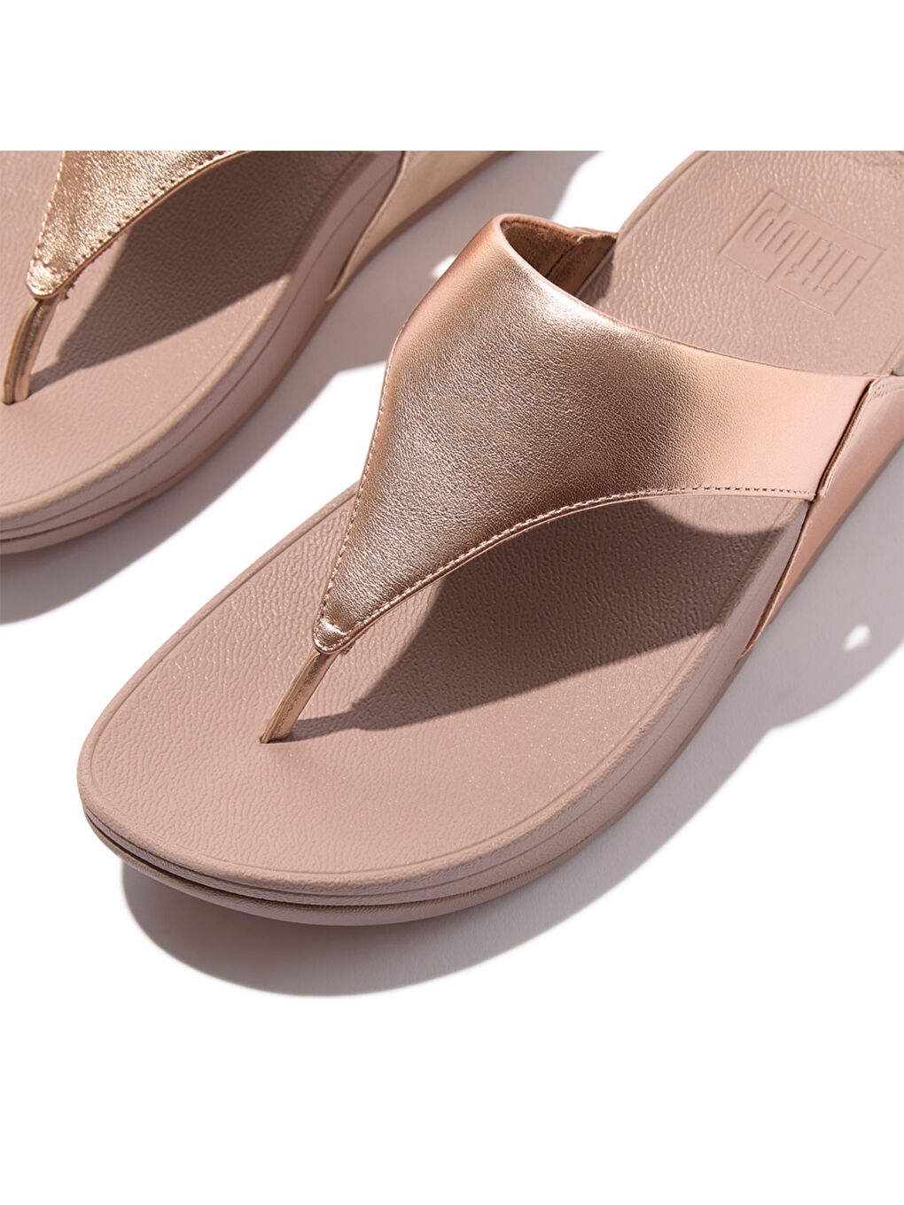 Sarı Kadın Altın Rengi Parmak Arası Terlik-4