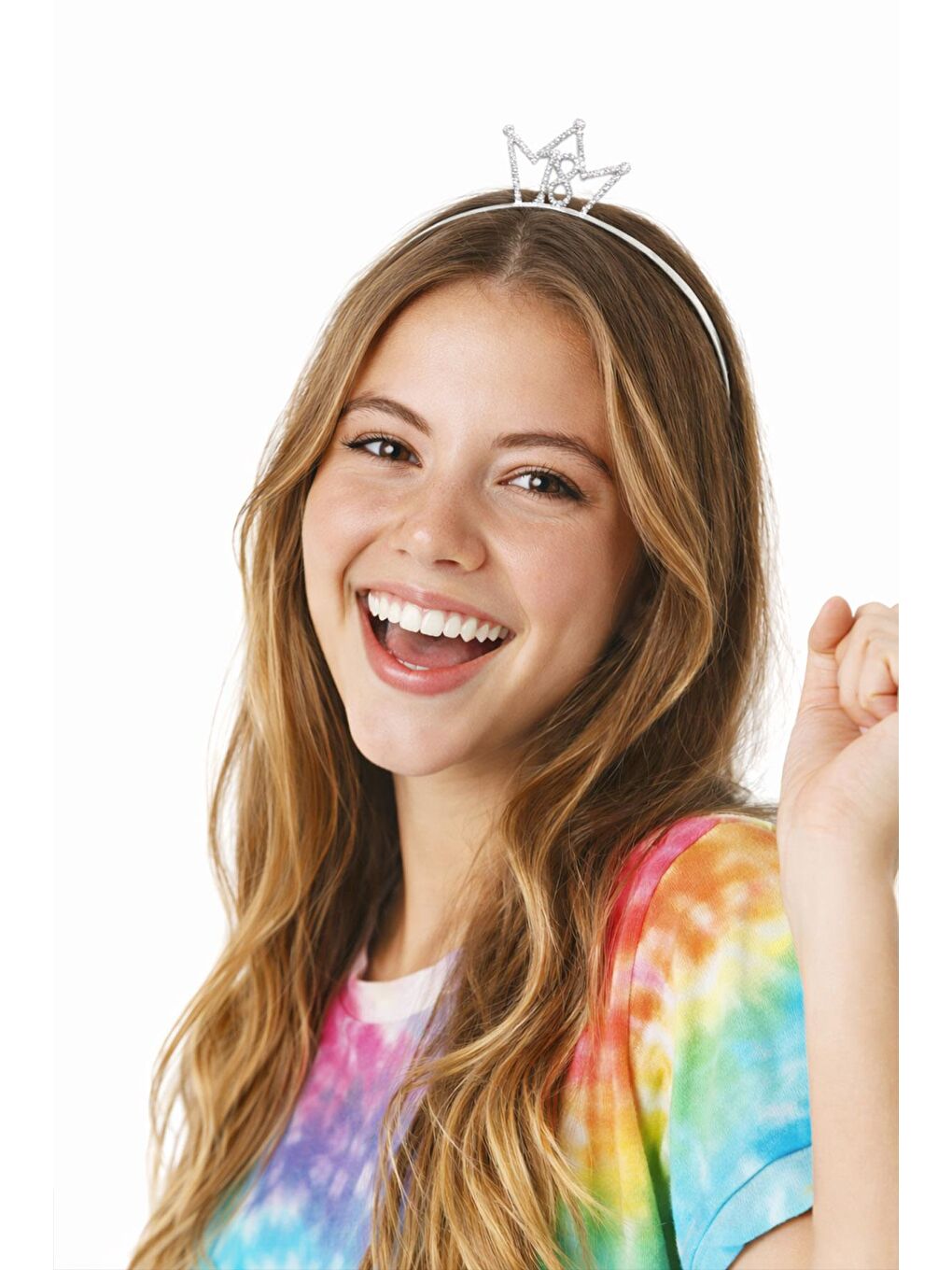 Gri 18 Yaş Taç Detaylı Doğumgünü Parti Tacı-1