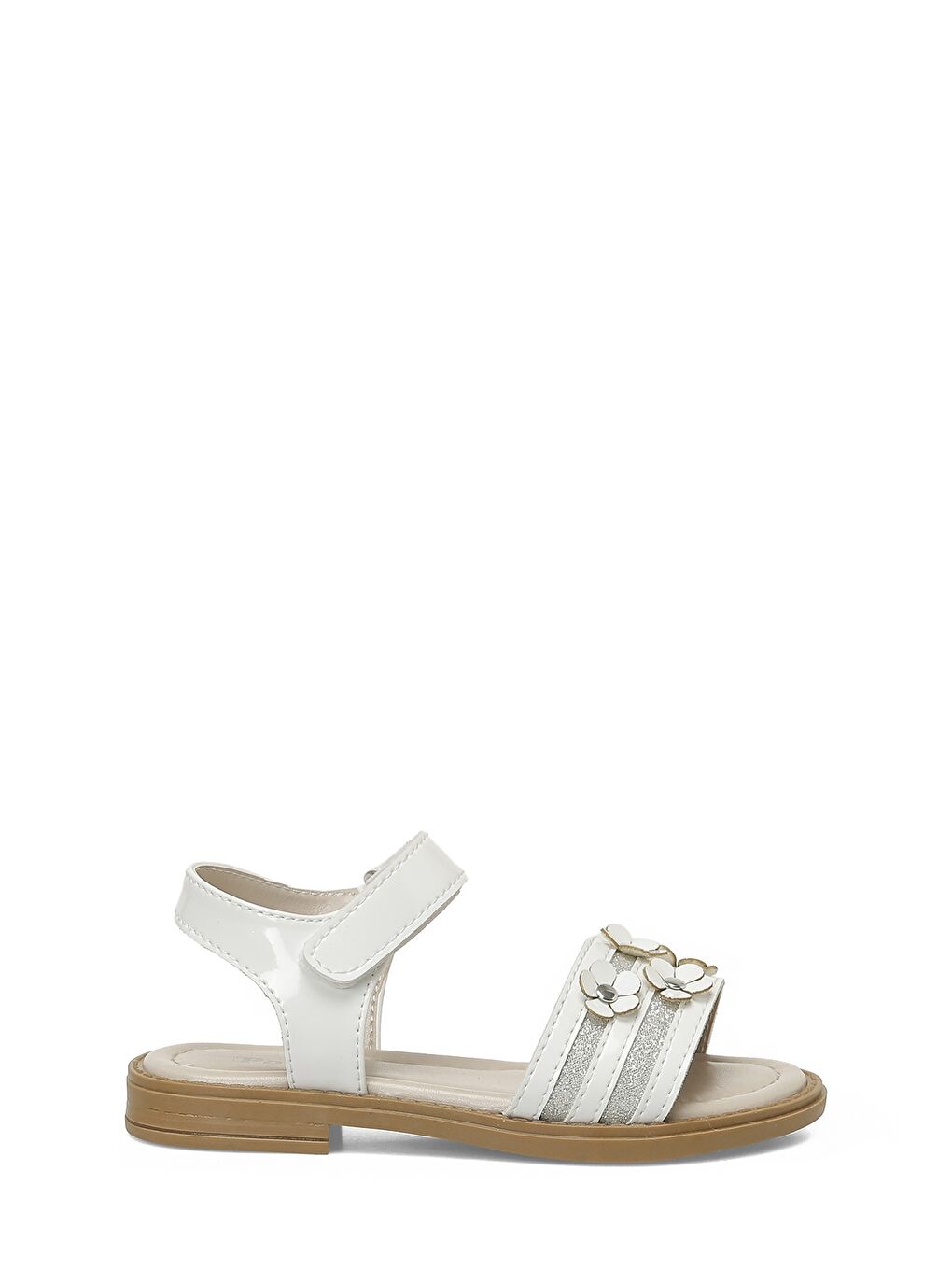 SANTORO.P6FX Beyaz Kız Çocuk Sandalet