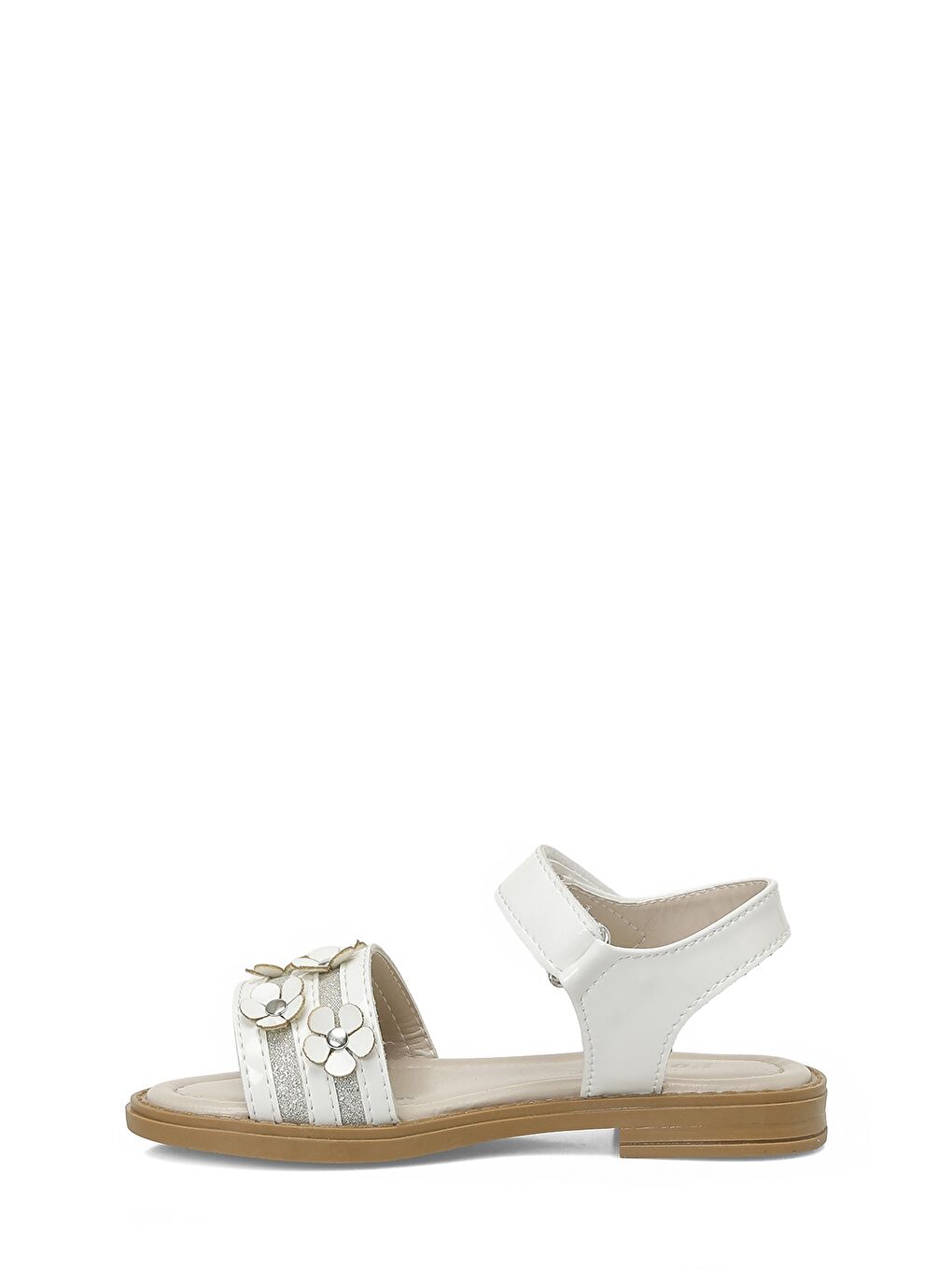 SANTORO.P6FX Beyaz Kız Çocuk Sandalet-2