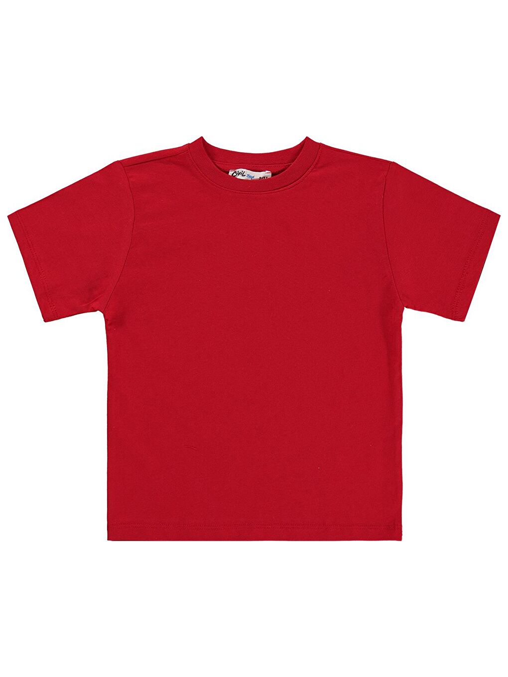 Boys Basic 2-5 Yaş Tişört - Kırmızı