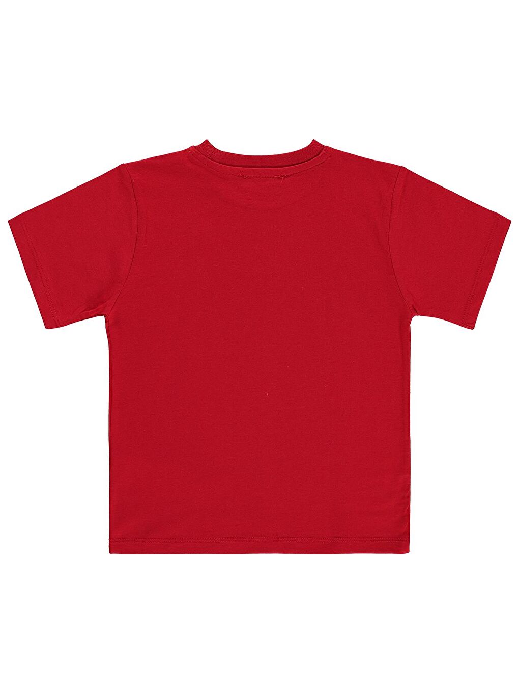 Boys Basic 2-5 Yaş Tişört - Kırmızı-1
