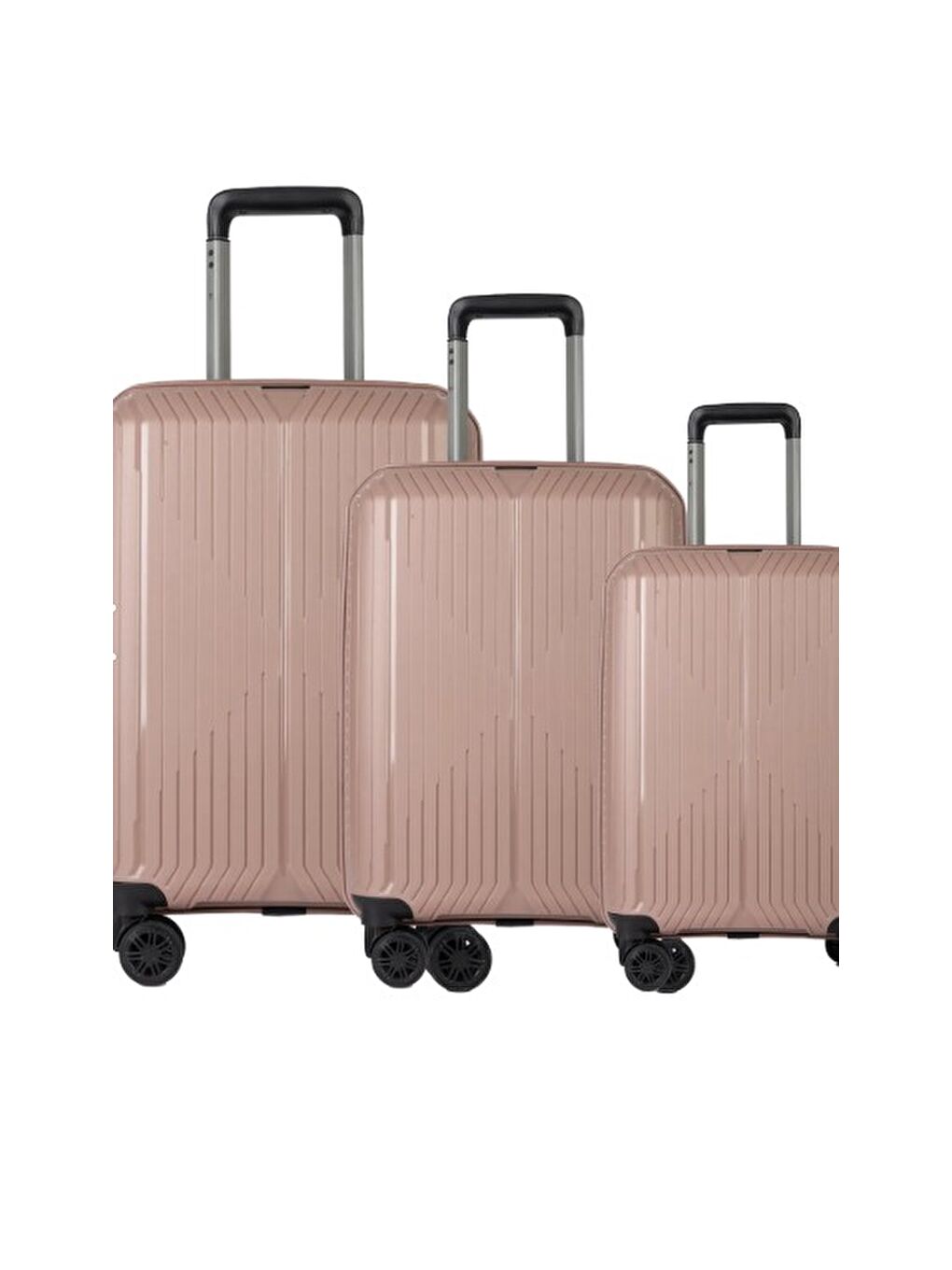 Bej Pp Kırılmaz Valiz Seti 4Tn728