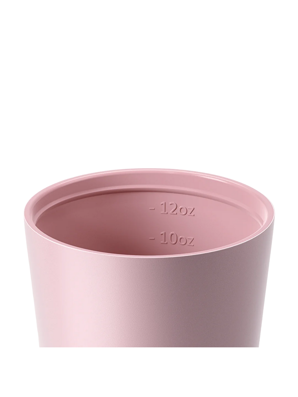 Pembe Camino İçi Seramik Çelik Kahve Bardağı Yalıtımlı Termal Kupa Mug 340 Ml-1