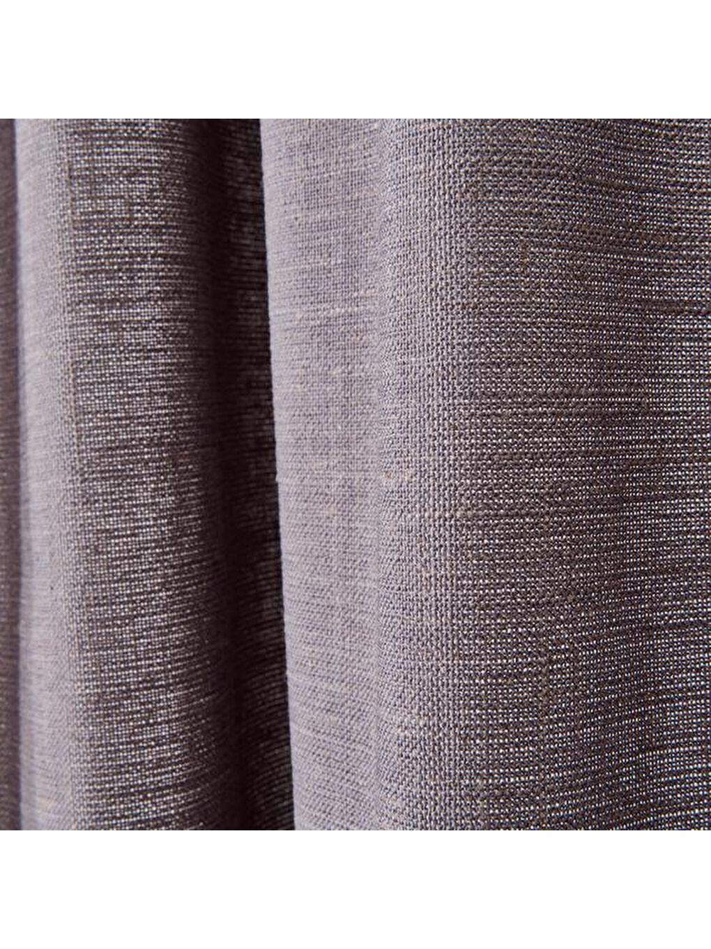 Evidea Soft Bella Keten Perde - Gri - 140x270 cm - 3