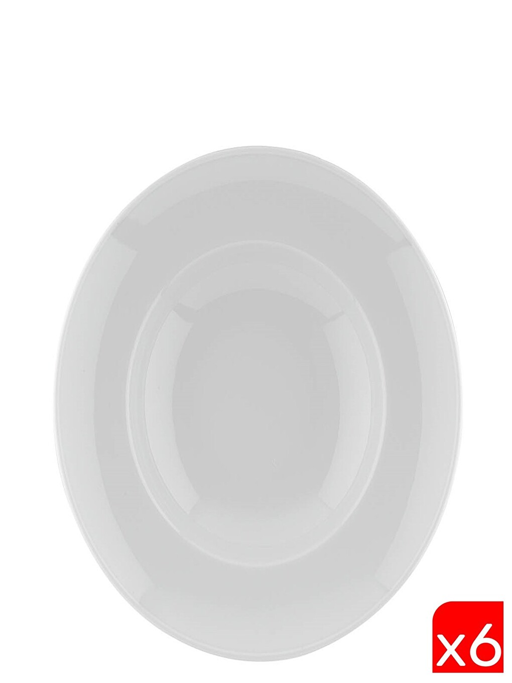 Ekru Bone Risus Makarna Tabağı Krem 27,5cm Bnrs27spt00 6 Lı-1