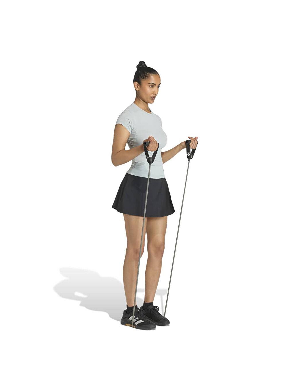 Hyperglam Skort Kadın Siyah Etek-3