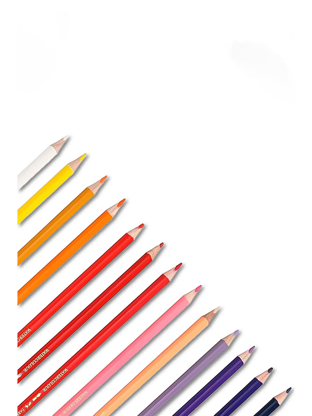 Karton Kutu Sulu Boya Kalemi, 24 Renk, Suda Çözünebilir, Fırça ve Kalem Hediyeli-3