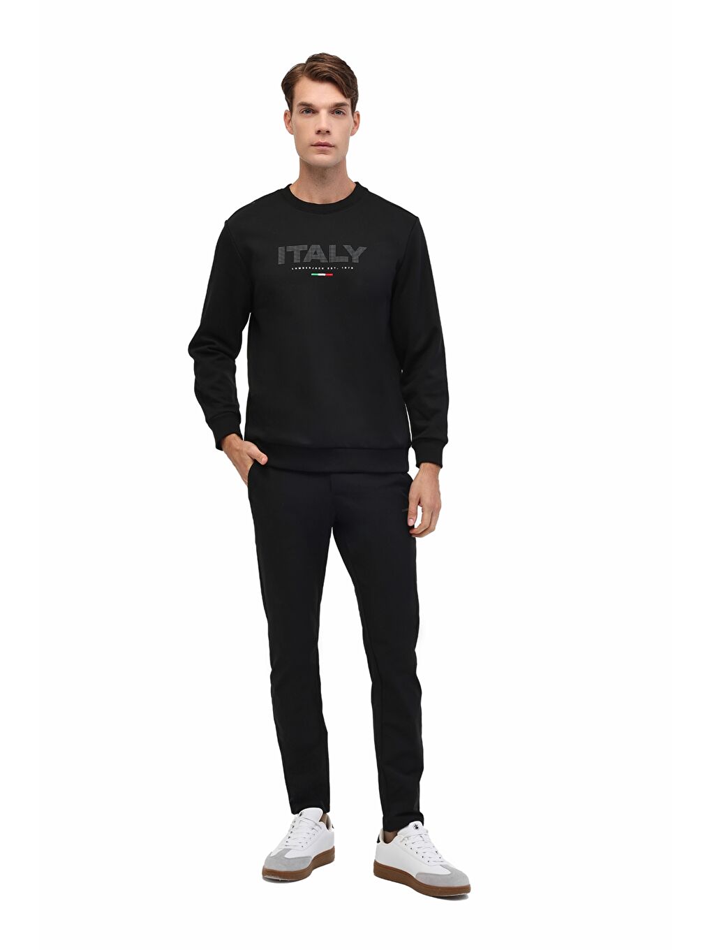 ML GALE 16ITL701 5PR Siyah Erkek Sweatshirt-2