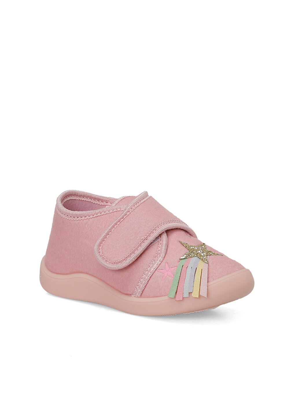 Pembe Goje.p Pudra Kız Çocuk Panduf-1