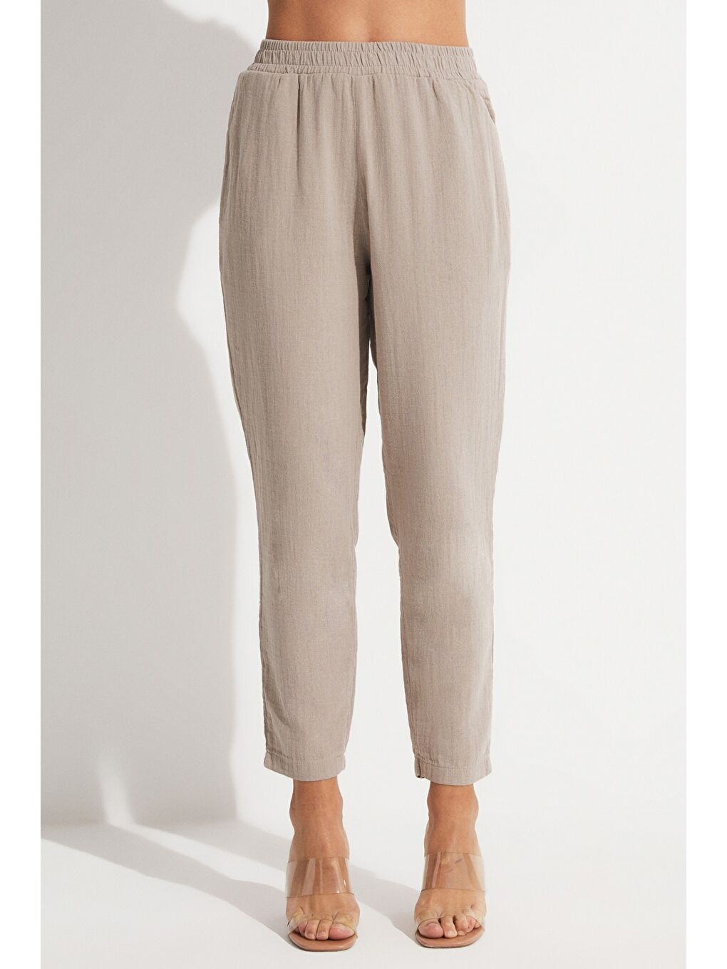 Bej Gömlek Pantolon Takım-5