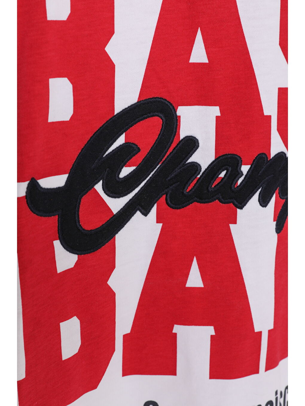 Renkli Kalın Yazı Baskılı Tişört Beyaz-2