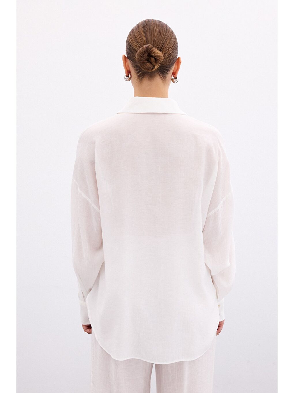 Salaş Gömlek - Ekru-7