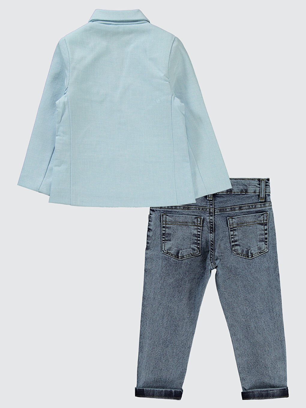 Erkek Çocuk 4'lü Takım 2-5 Yaş Mavi-2