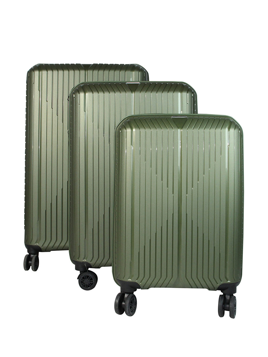 Haki Pp Kırılmaz Valiz Seti 4Tn728