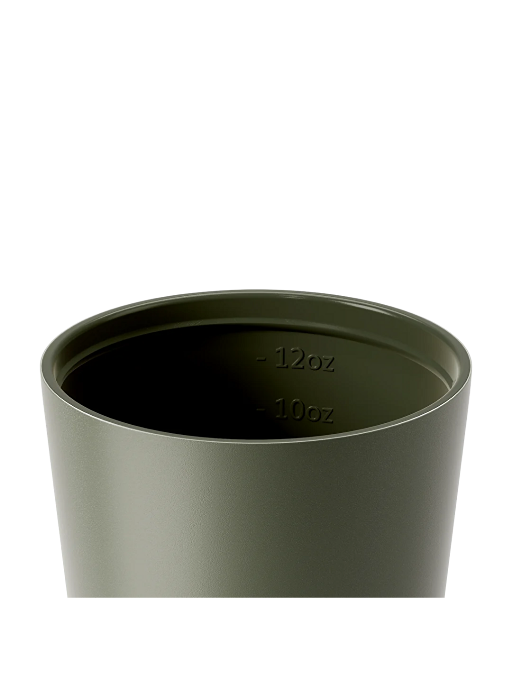 Haki Camino İçi Seramik Çelik Kahve Bardağı Yalıtımlı Termal Kupa Mug 340 Ml-1