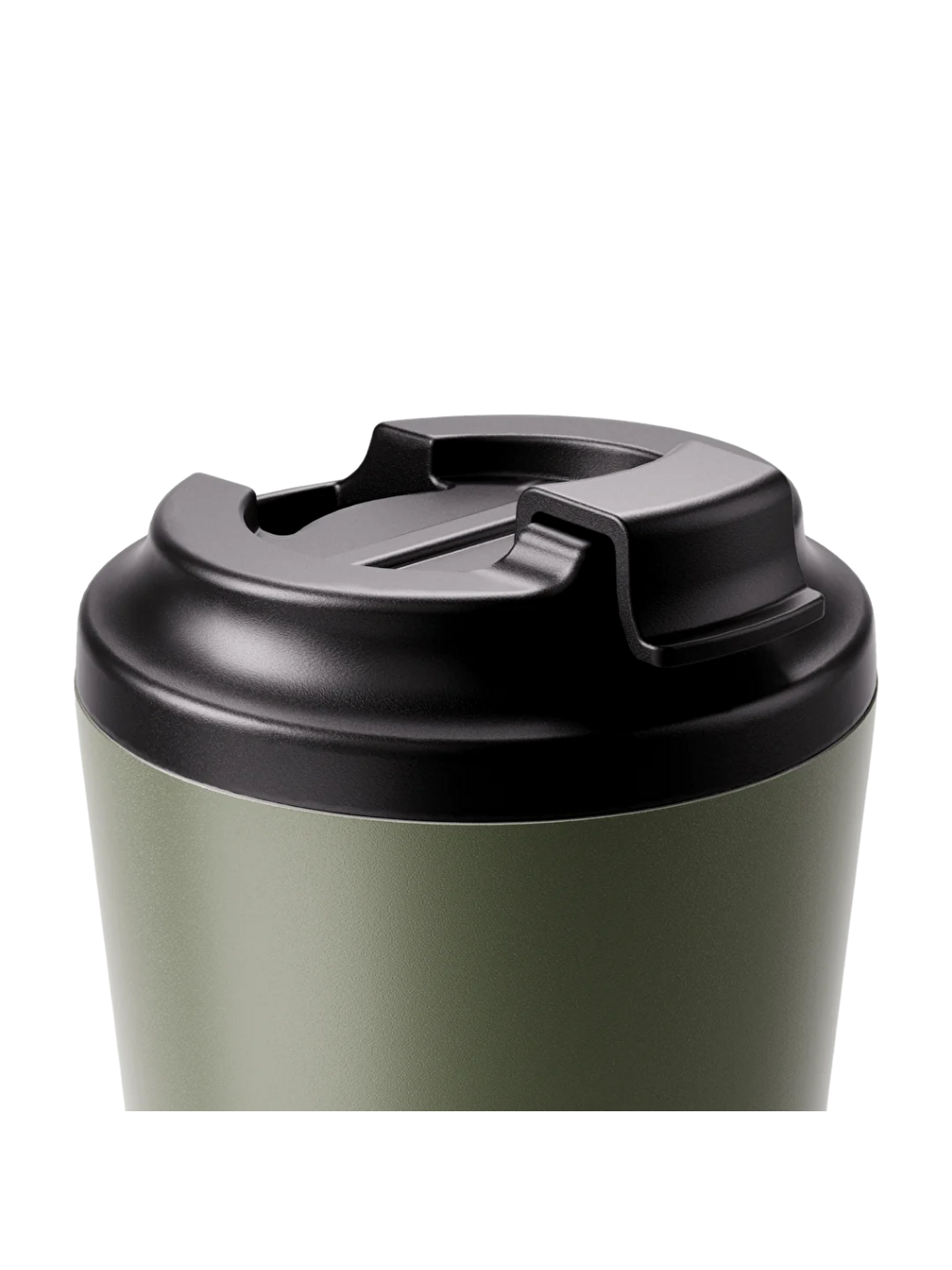 Haki Camino İçi Seramik Çelik Kahve Bardağı Yalıtımlı Termal Kupa Mug 340 Ml-2