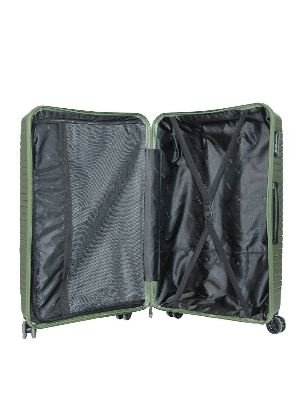 Haki Pp Kırılmaz Valiz Seti 4Tn728-6