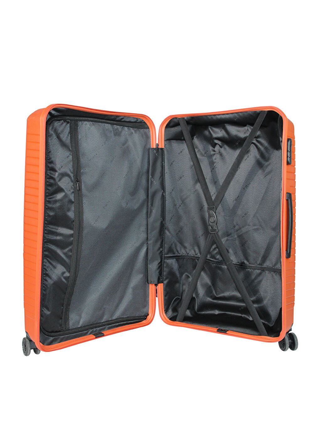 Turuncu Pp Kırılmaz Valiz Seti 4Tn728-6