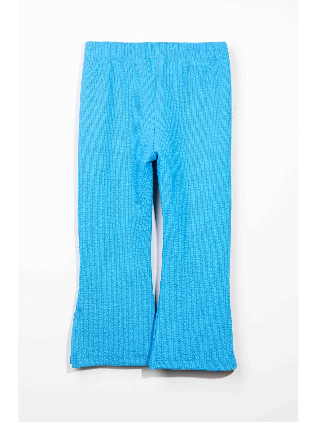 Mavi Kız Çocuk Waffle Yırtmaçlı Tayt (2-3 Yaş 8-9 Yaş)-3