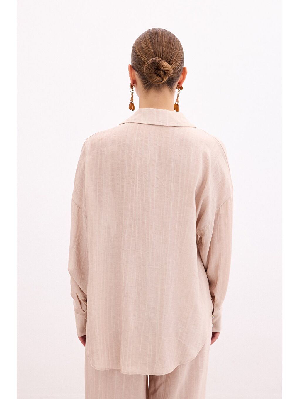 Salaş Gömlek - Bej-6