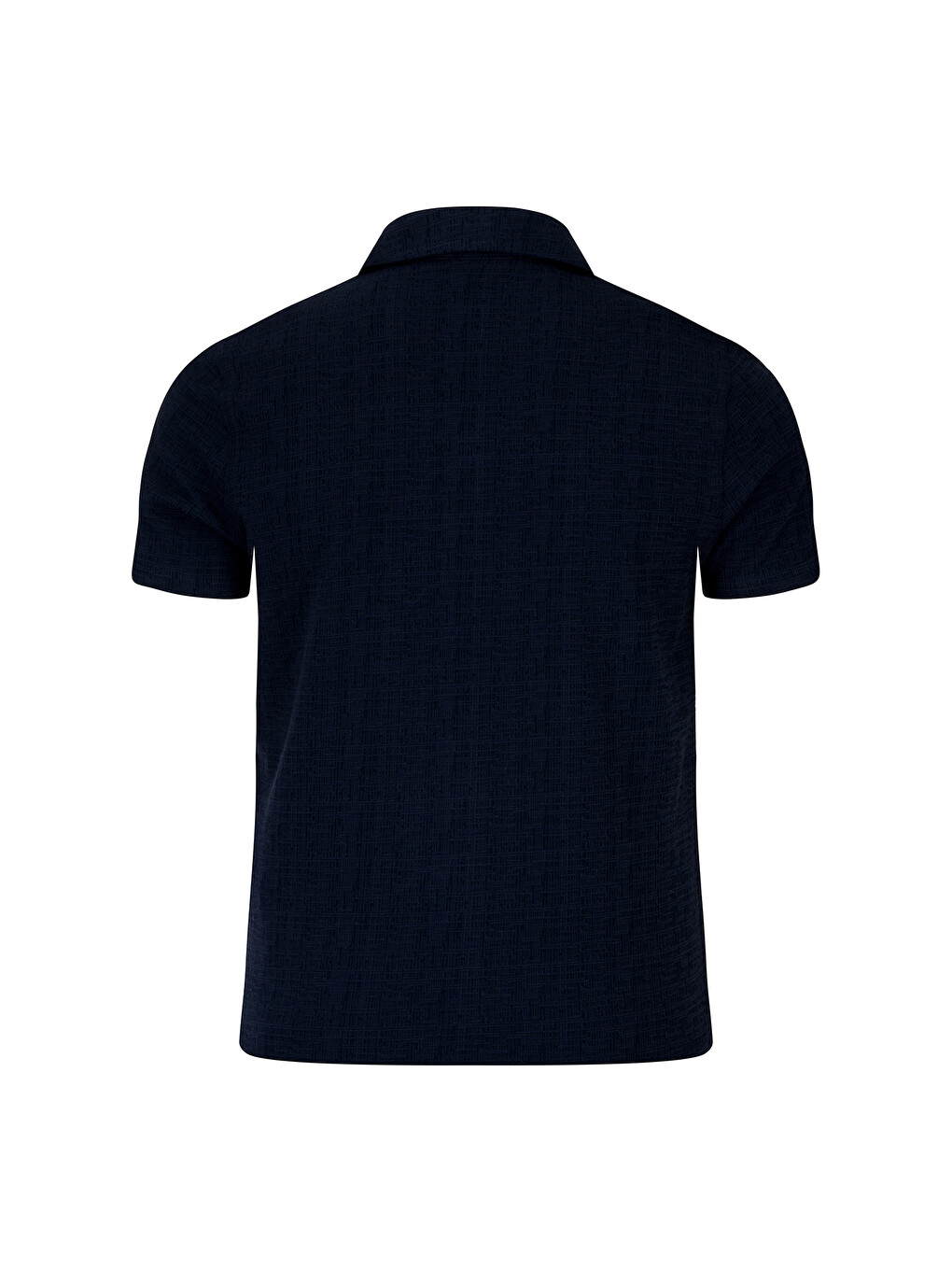 Lacivert Regular Fit Apaş Yaka Gömlek-2