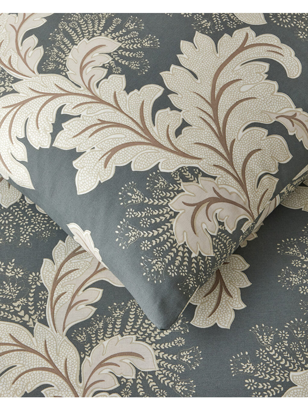 Veloria Çift Kişilik Çarşaflı Nevresim Takımı 200x220 cm Yeşil-Pudra-2