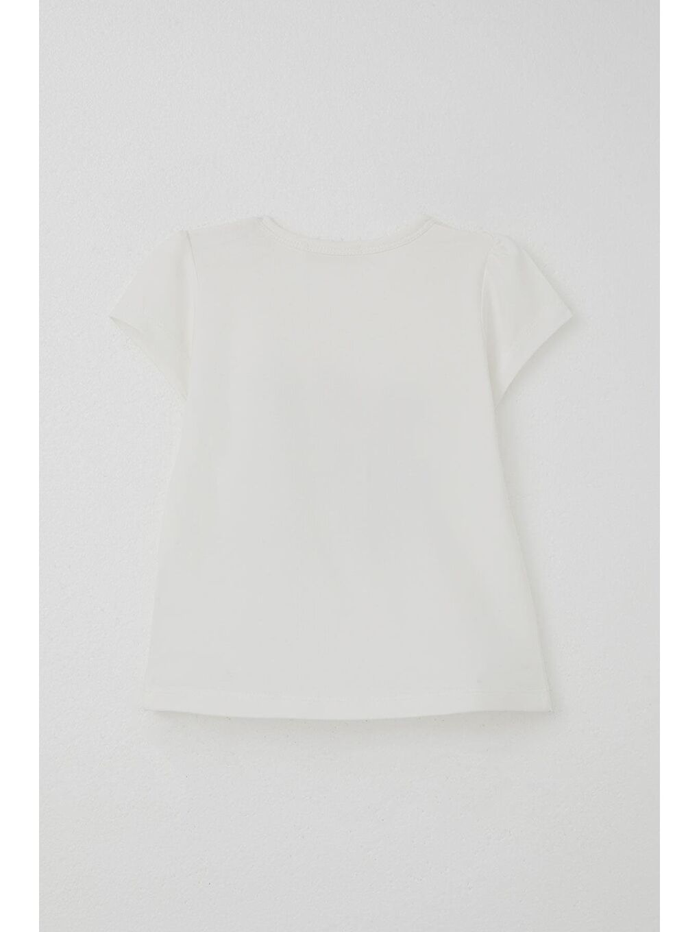 Kız Çocuk Kapri Taytlı Takım Sevimli Meyveler Baskılı Ekru (1.5-4 Yaş)-3