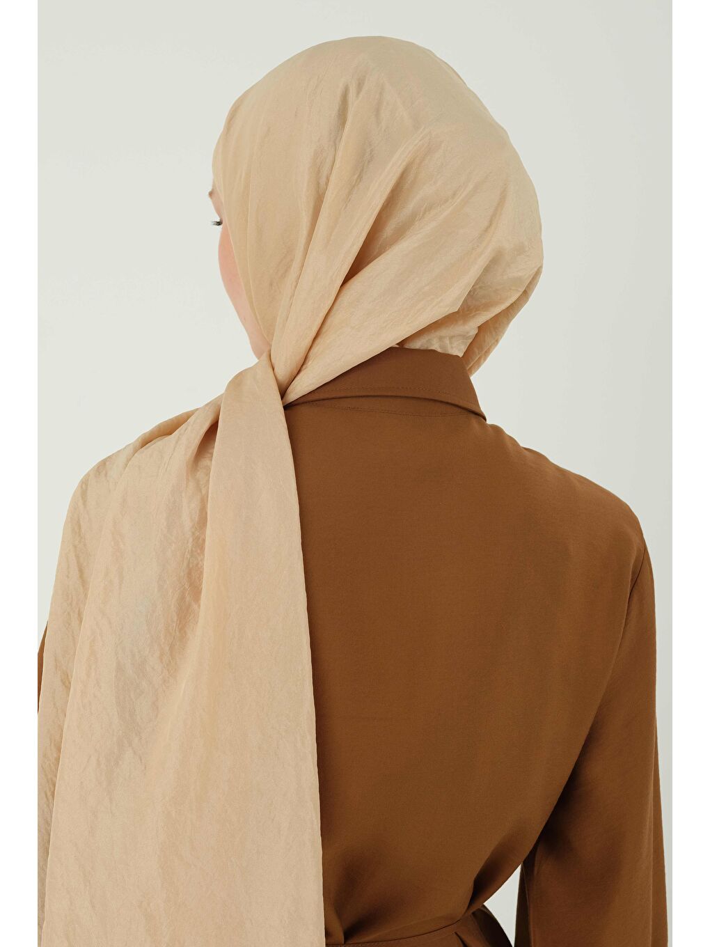 Bej Soft Kraş Şal Nude-2