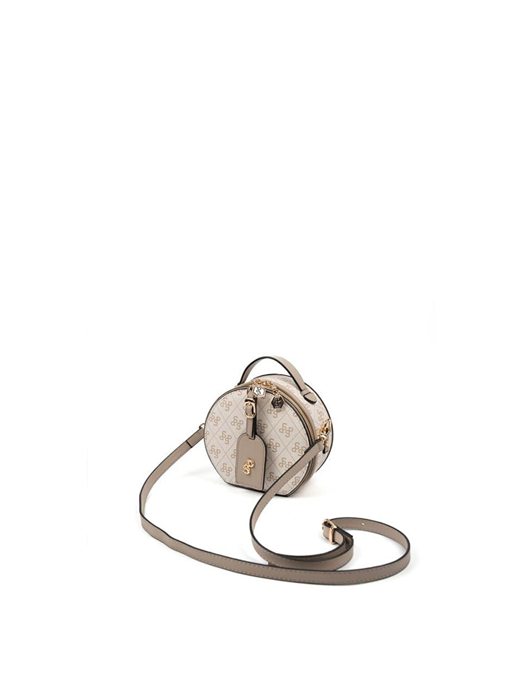 Kahverengi Kadın SP1163-M178 SILVER POLO Çapraz Çanta Bej-Kum
