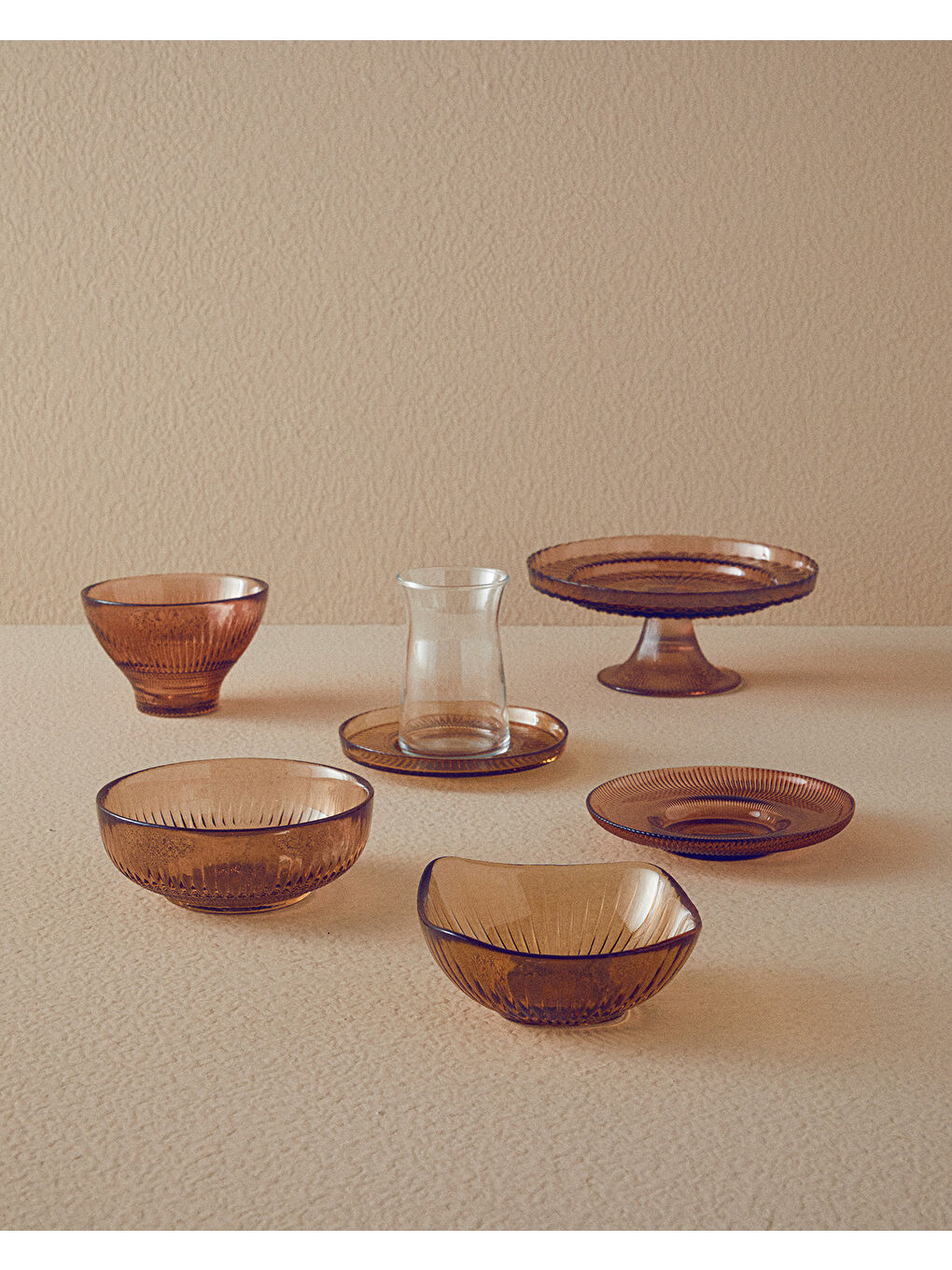 Galina Cam Çerezlik Kahverengi-3