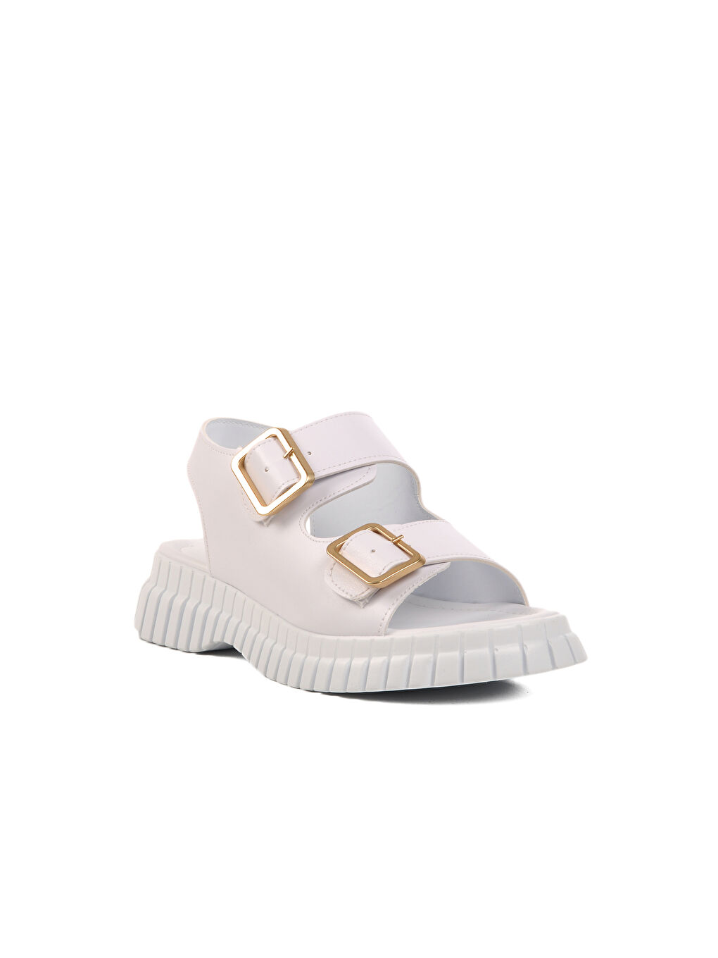 Beyaz Kadın Sandalet 261176 Z-2