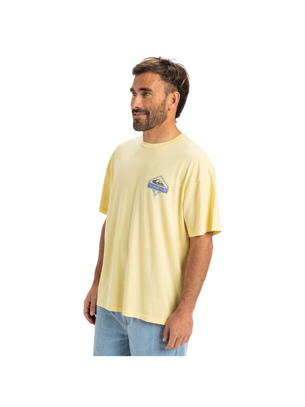 Sarı Gh Qs Crystal Jet Erkek Tişört-1