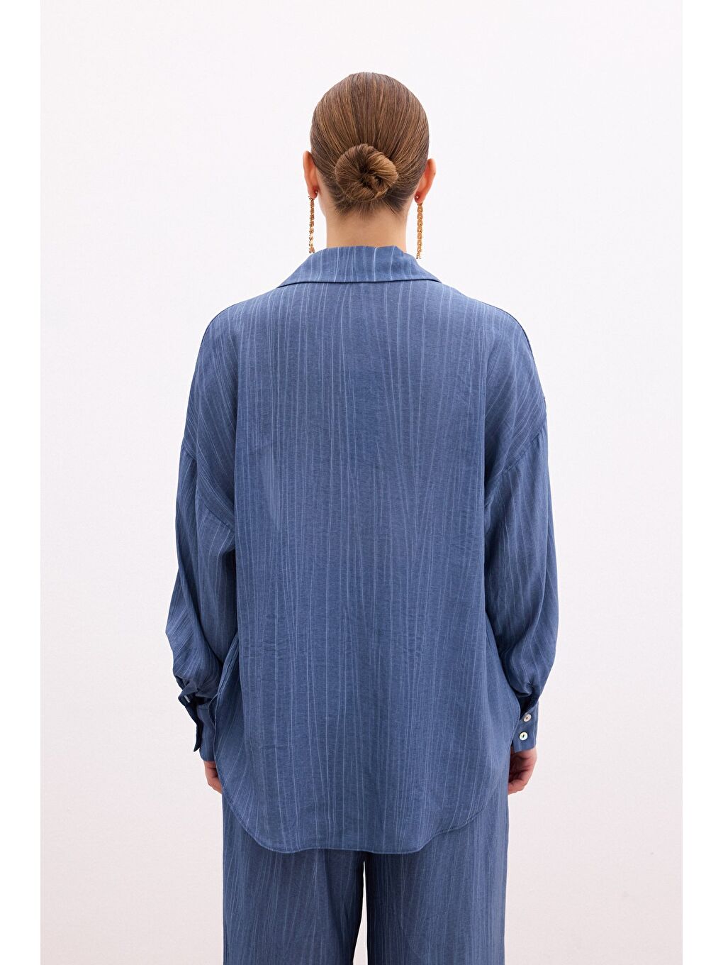 Salaş Gömlek - İndigo-7