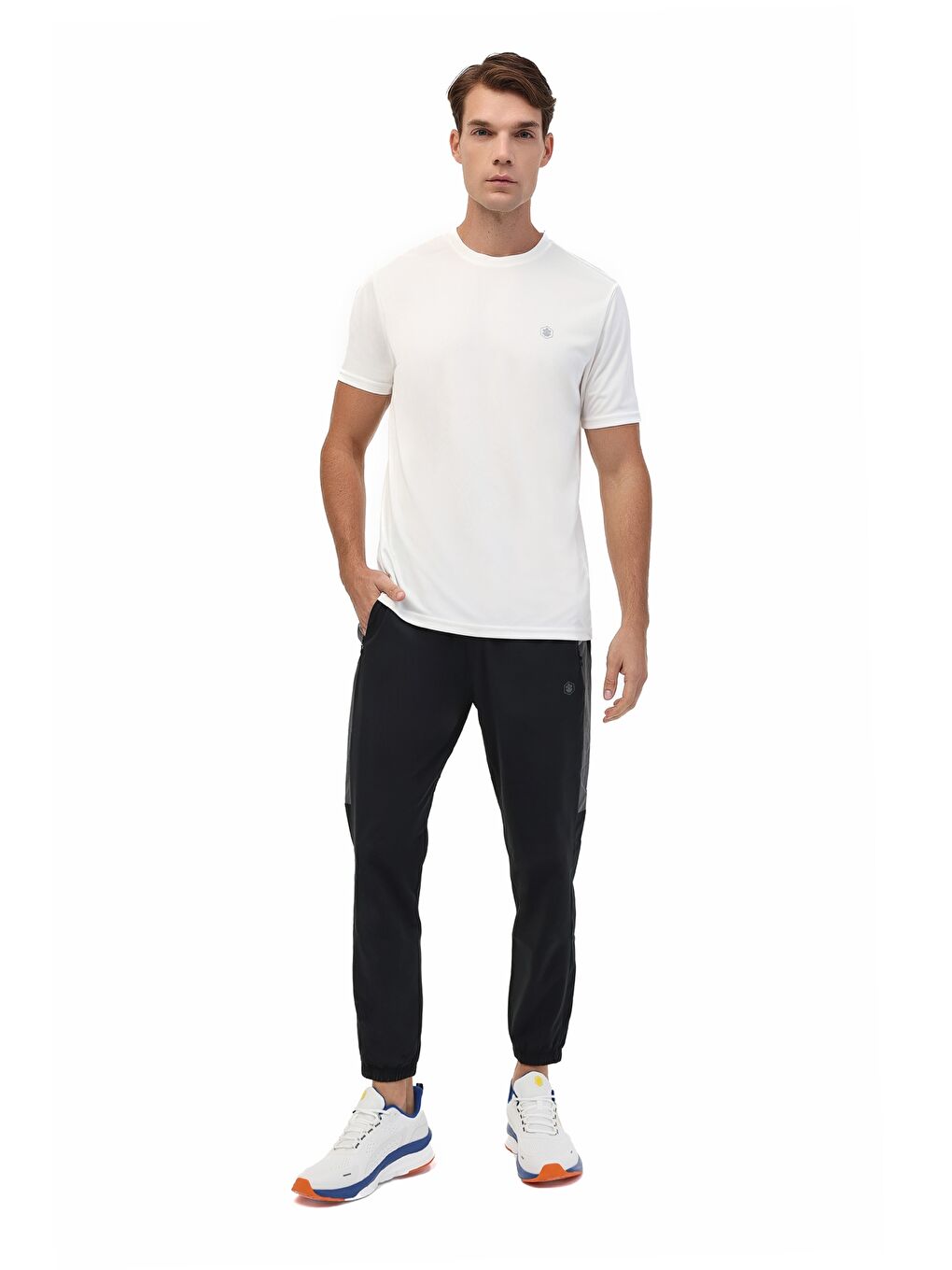 Beyaz MB CT100 PES C T-SH 5PR KIRIK BEYAZ Erkek Kısa Kol T-Shirt-2