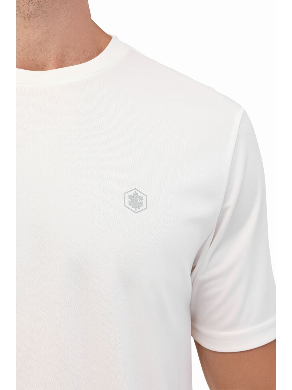 Beyaz MB CT100 PES C T-SH 5PR KIRIK BEYAZ Erkek Kısa Kol T-Shirt-3