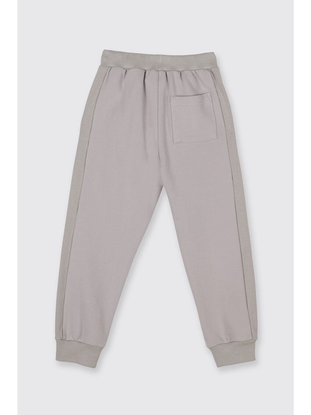 Bej Erkek Çocuk Beli Lastikli Taş Eşofman Altı-5