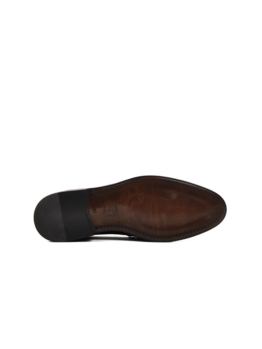 Kahverengi Antik Kahve Hakiki Deri Erkek Klasik Ayakkabı 505429 M-4