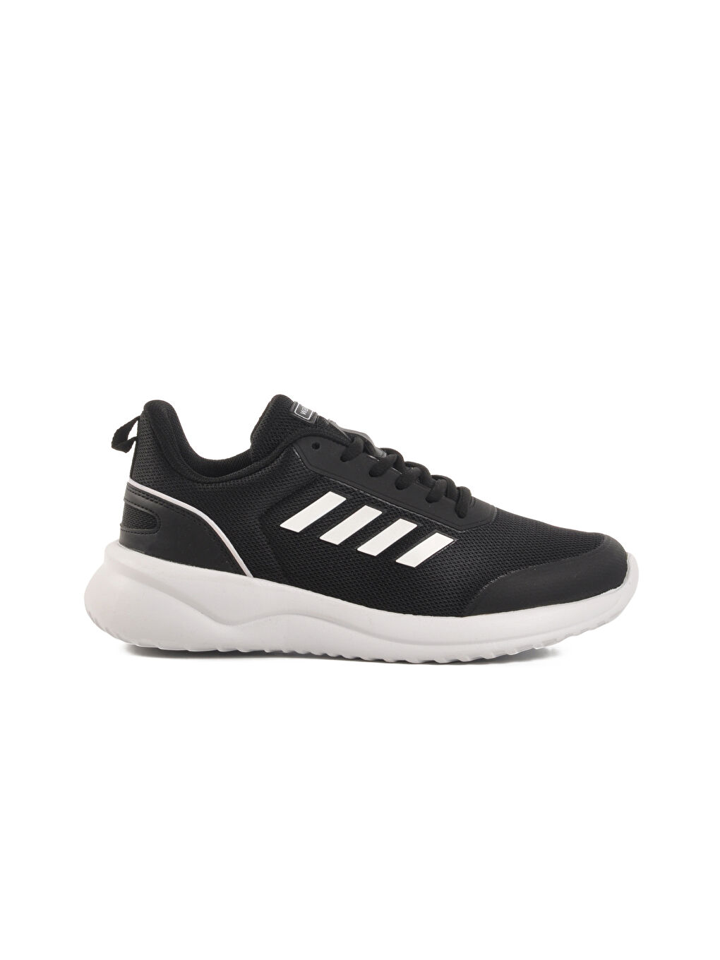 Walkway Siyah Beyaz Fileli Hafif Hava Alabilen Unisex Spor Ayakkabı Favor G