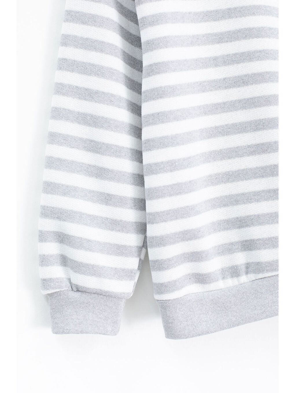 Gri Erkek Çocuk Şardonlu Ayıcık Nakışlı 2'li Takım 22701-2