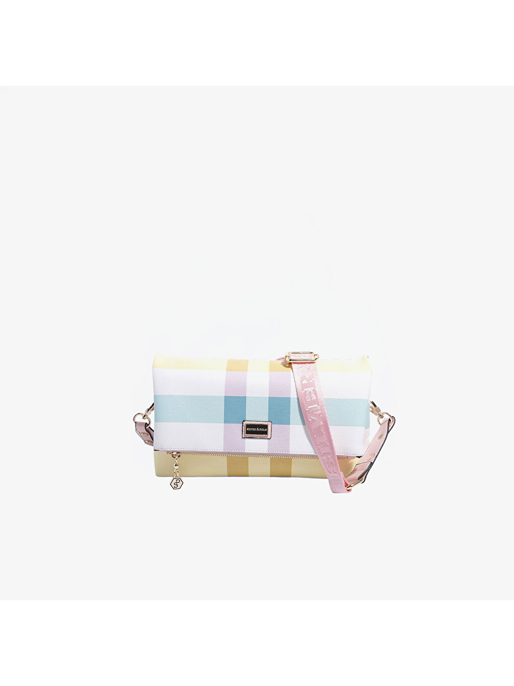 Beyaz Kadın SP1278-M71 SILVER POLO Çapraz Çanta Lila-Pembe