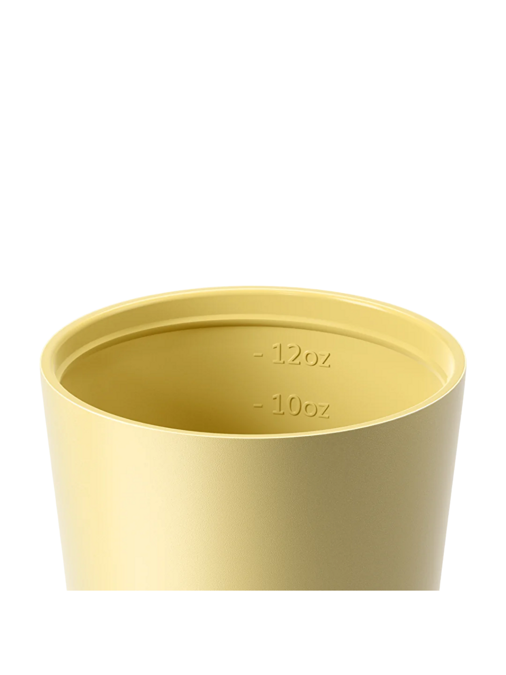 Sarı Camino İçi Seramik Çelik Kahve Bardağı Yalıtımlı Termal Kupa Mug 340 Ml-1