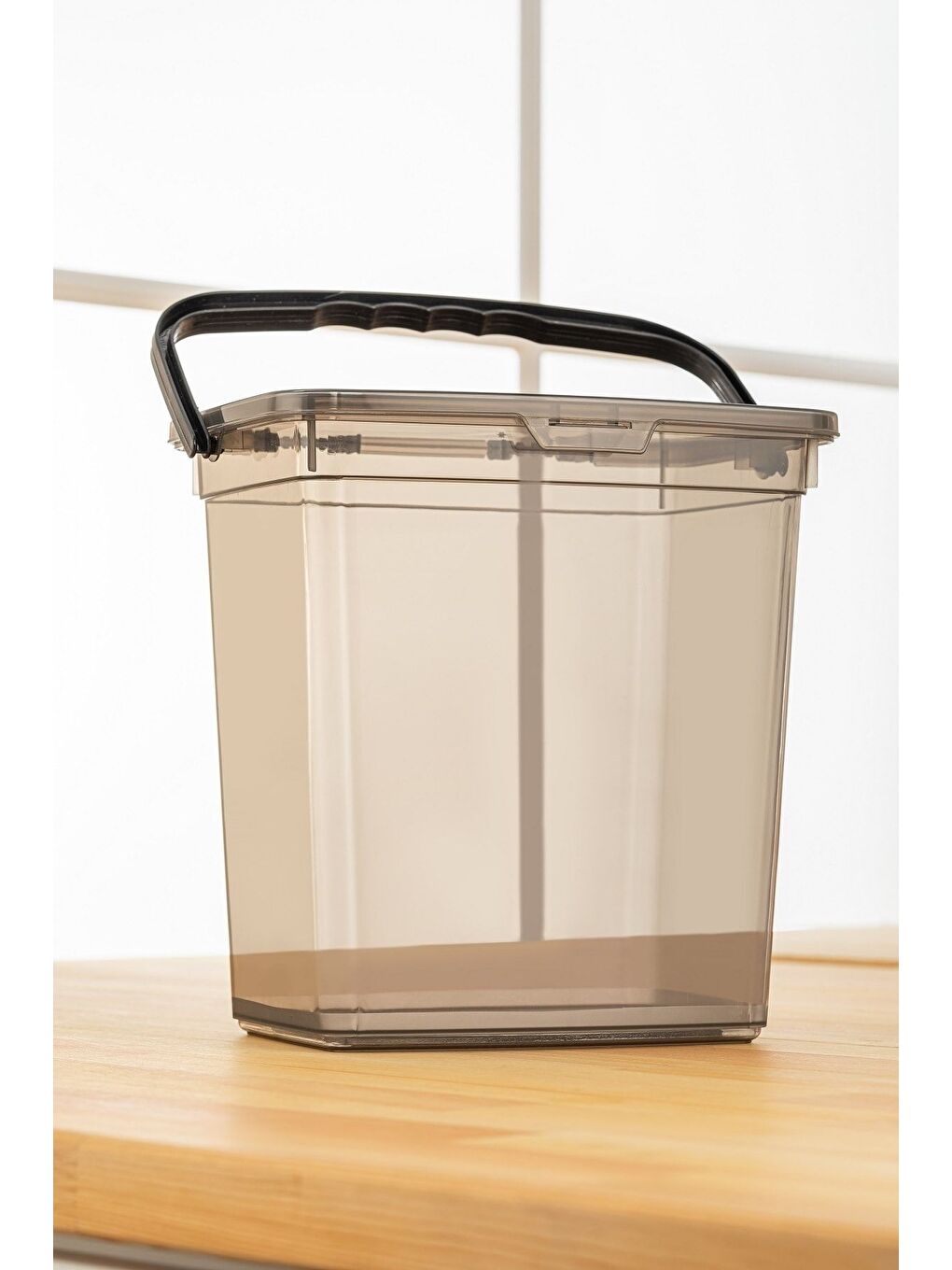 Beyaz 2 li Mega Boy Un Bakliyat Saklama Kabı   Deterjanlık   Erzak Saklama Kutusu 6 Lt Antrasit-1