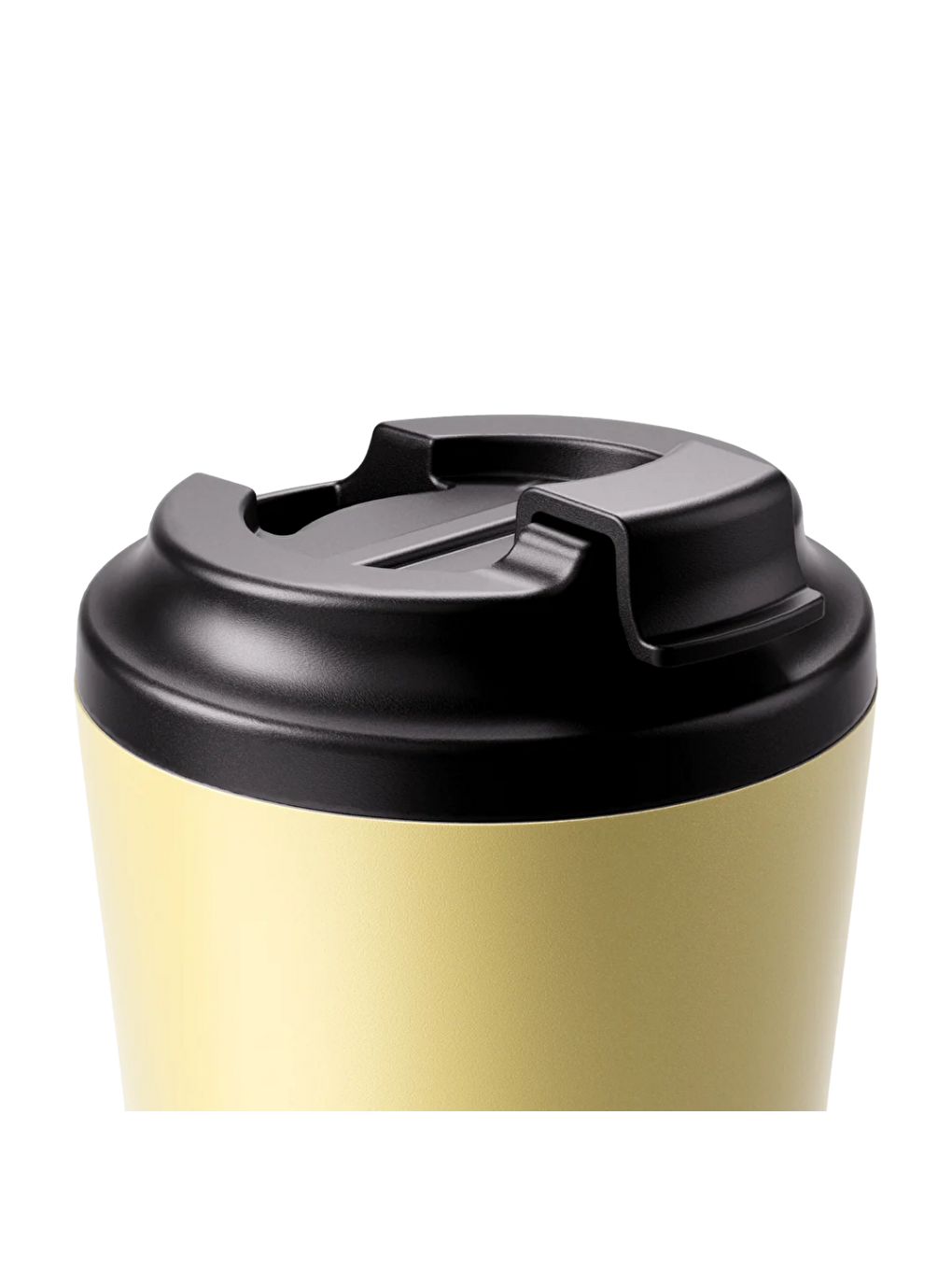 Sarı Camino İçi Seramik Çelik Kahve Bardağı Yalıtımlı Termal Kupa Mug 340 Ml-2