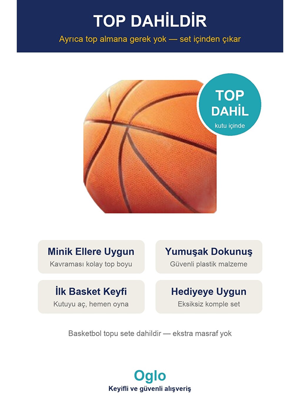 Basketbol Potası Seti Top Dahil — Yükseklik Ayarlı Ayaklı Çocuk Oyuncak Basket Potası, Ev Bahçe 3+ Y-3