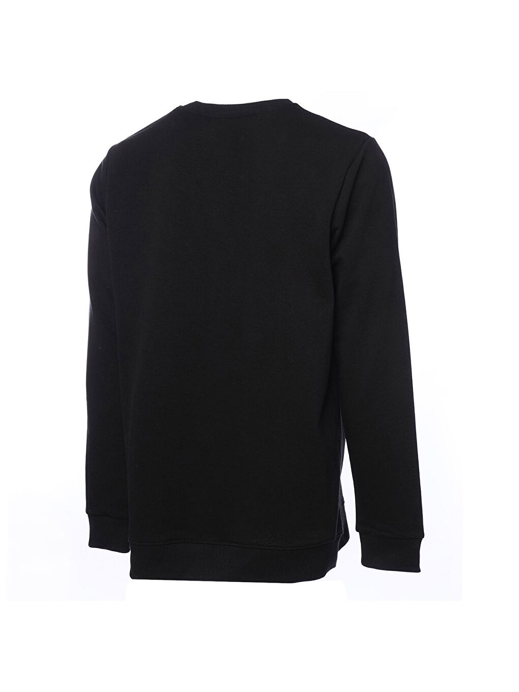 T-Ic Ico Erkek Siyah Yuvarlak Yaka Sweatshirt-3