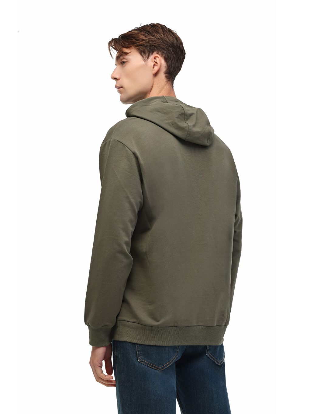 MB SN73 HOODIE 5PR Haki Erkek Sweatshirt-1