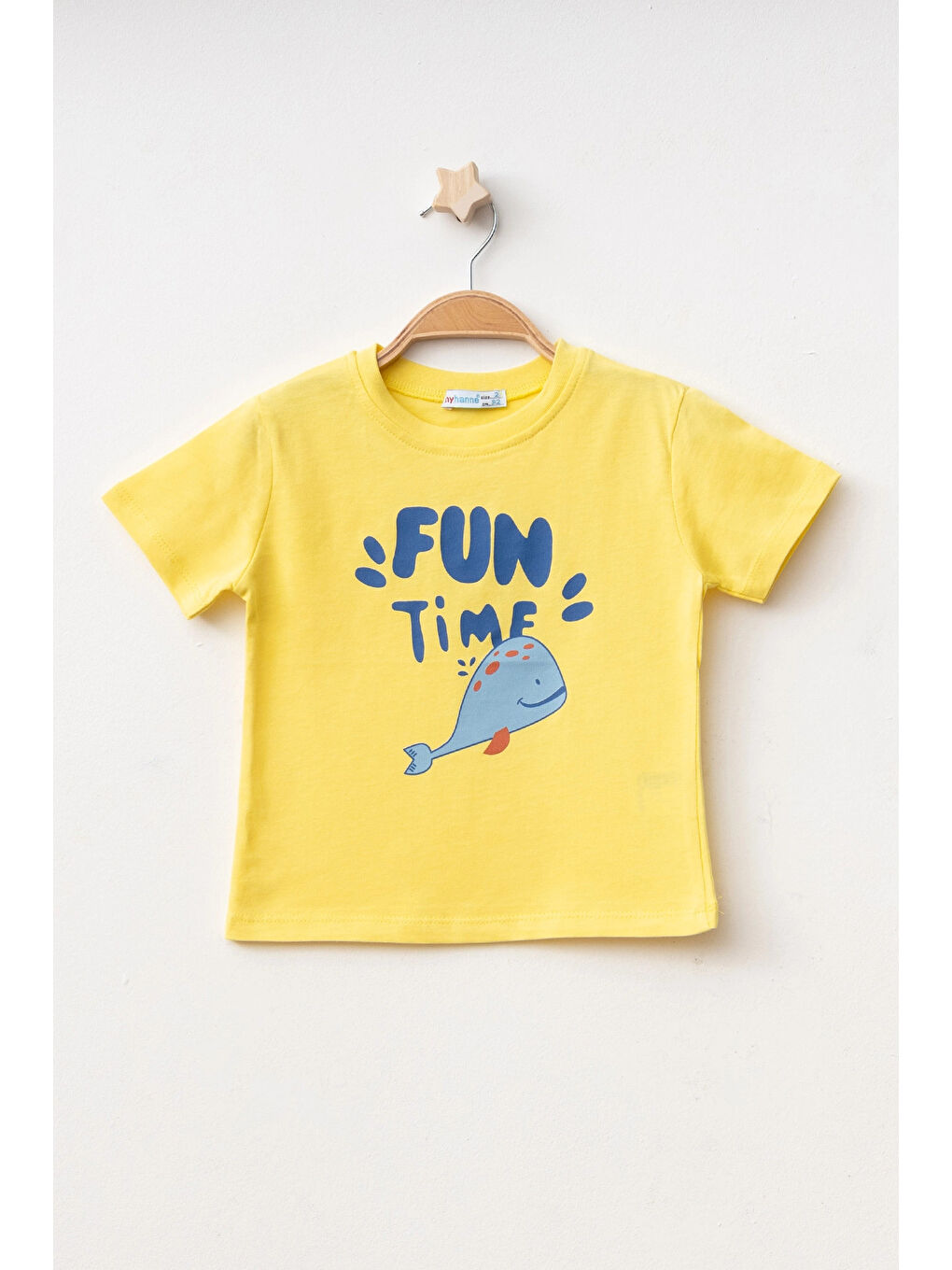 Sarı Fun Time Baskılı Erkek Tişört 50102