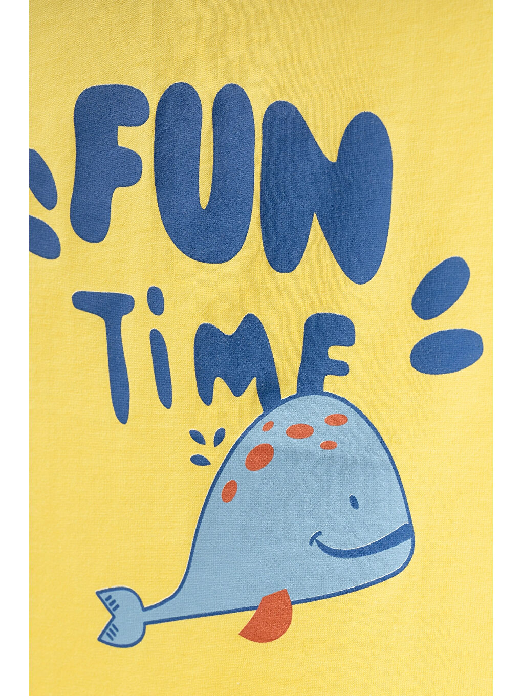 Sarı Fun Time Baskılı Erkek Tişört 50102-1