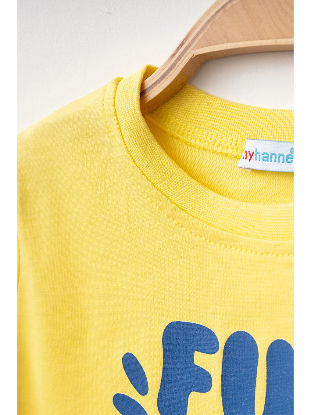 Sarı Fun Time Baskılı Erkek Tişört 50102-2